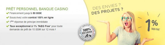 Crédit conso : Banque Casino dévoile une nouvelle offre promotionnelle sur ses taux