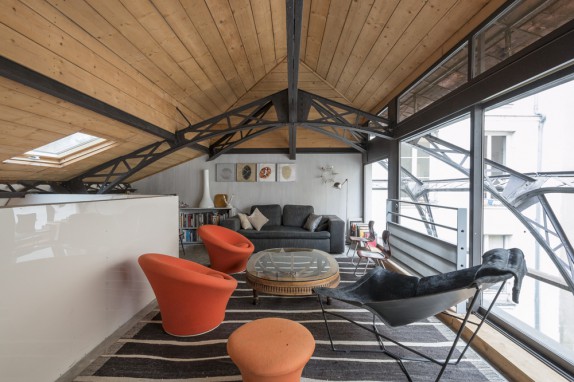 EN IMAGES. A vendre : maison-loft à structure Eiffel