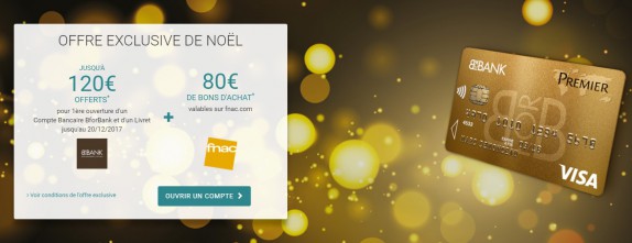 Compte bancaire : BforBank offre une nouvelle promotion à ses nouveaux clients pour Noël