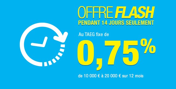 Prêt personnel : nouvelle offre flash chez Carrefour Banque