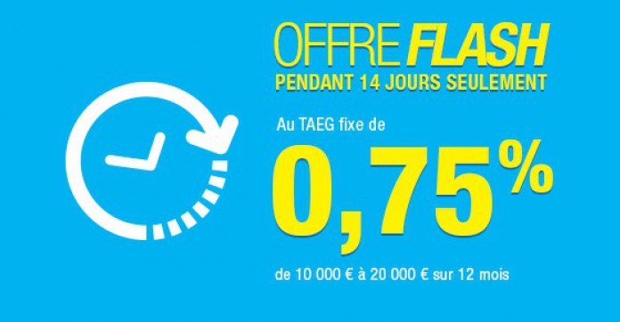 Prêt personnel : nouvelle offre flash chez Carrefour Banque