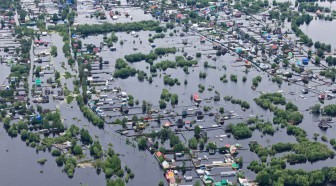 Menaces d'inondations et crues en France, le Rhin sous surveillance