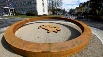 Un rond-point dédié au bitcoin en Slovénie