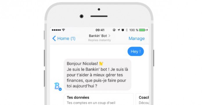 Gestion d'argent : Bankin' lance un chatbot sur Facebook Messenger
