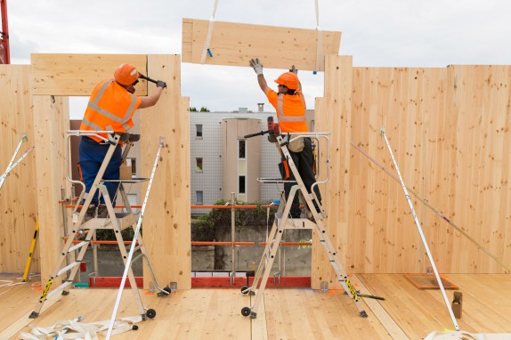 Issy-les-Moulineaux : une nouvelle résidence en bois massif prend forme