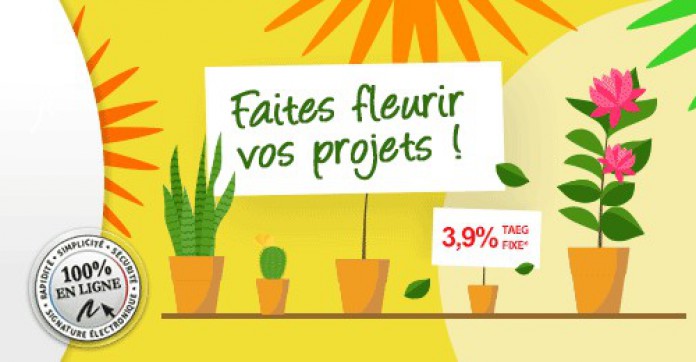 Crédit renouvelable : Banque Casino fait fleurir vos projets
