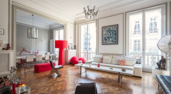 EN IMAGES. A vendre : hôtel particulier parisien aux notes contemporaines