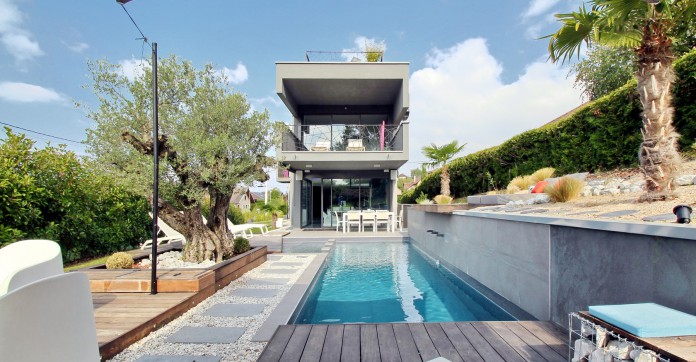 EN IMAGES. Maison d'architecte graphique et contemporaine