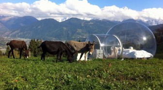 EN IMAGES. Et si vous passiez une nuit à la montagne... dans une bulle ?