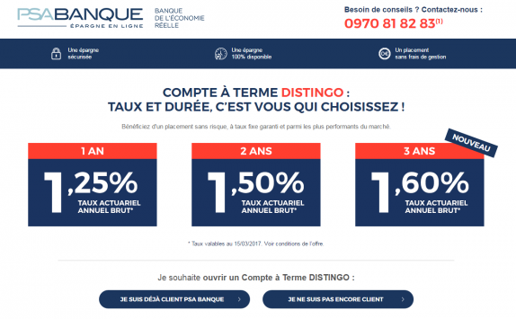 PSA Banque : votre compte à terme rémunéré jusqu'à 1,60%