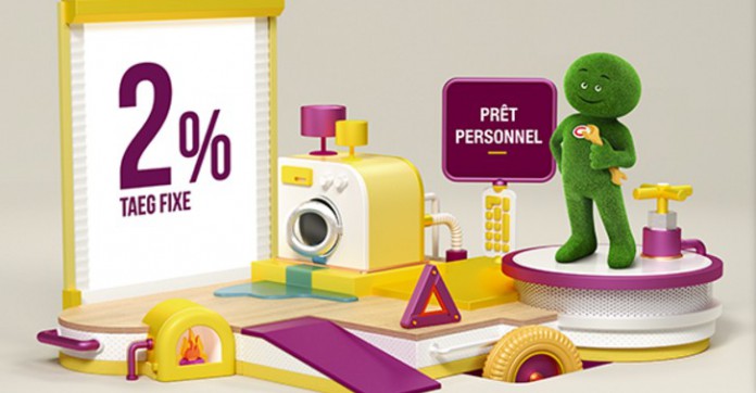 Le prêt personnel Cetelem à 2% jusqu'au 18 avril !