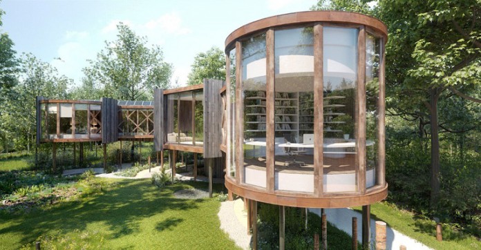 EN IMAGES. À vendre : une cabane de luxe au Royaume-Uni