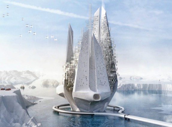 Immobilier : un projet de gratte-ciel flottant qui "purifie l'environnement"