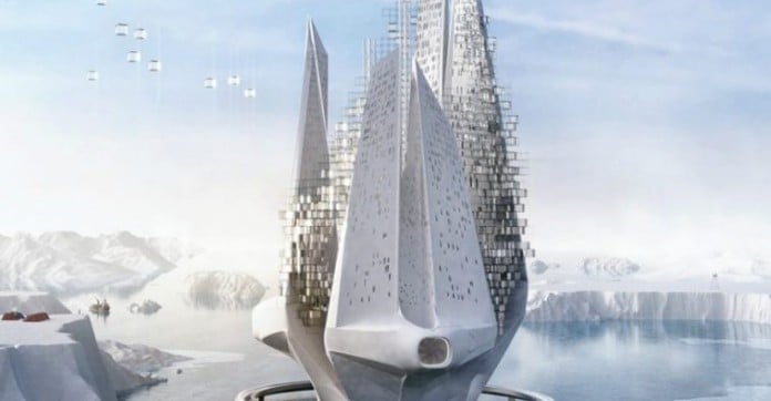 Immobilier : un projet de gratte-ciel flottant qui "purifie l'environnement"