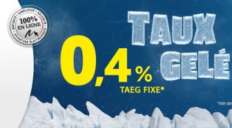 Prêt personnel : Banque Casino gèle son taux à 0,4% !