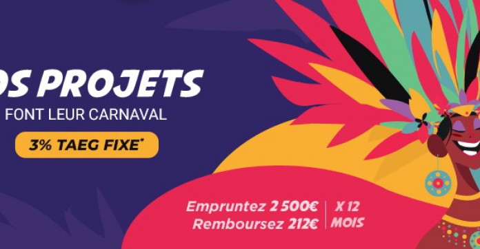 Crédit renouvelable : Banque Casino déguise ses taux pour le carnaval