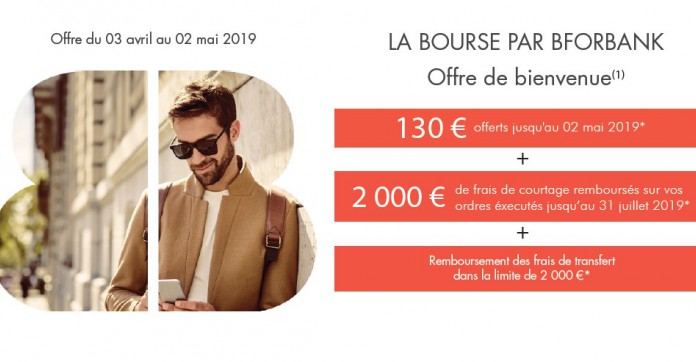 Bourse : avec BforBank, bénéficiez de 130€ offerts jusqu'au 2 mai