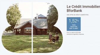 Crédit immobilier : bénéficiez de l'offre à 1,52 % de BforBank
