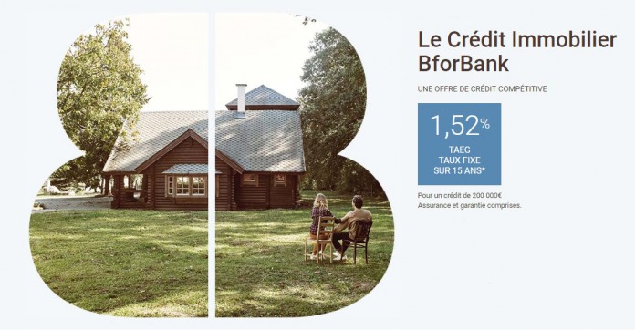 Crédit immobilier : bénéficiez de l'offre à 1,52 % de BforBank