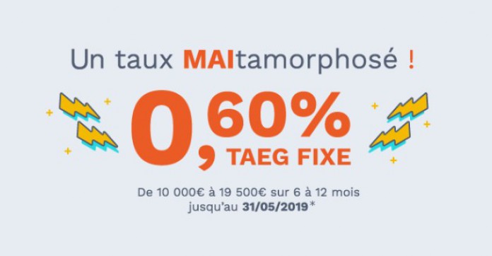Prêt personnel : en mai, Younited Credit métamorphose ses taux