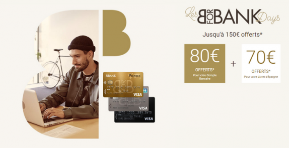 BforBank: jusqu'à 150€ offerts pendant les BforBank Days !