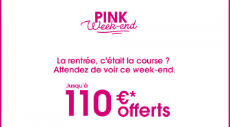 Boursorama Banque : 110 € offerts pour le Pink Weekend