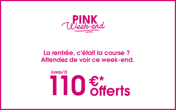 Boursorama Banque : 110 € offerts pour le Pink Weekend