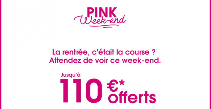Boursorama Banque : 110 € offerts pour le Pink Weekend