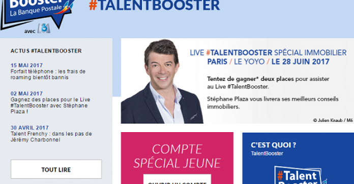 Avec #TalentBooster, la Banque Postale veut séduire les Millenials