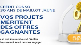 Crédit conso : LCL lance son offre spéciale maillot jaune !