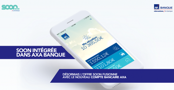 Axa Banque met un terme à Soon en l'intégrant à son offre bancaire classique