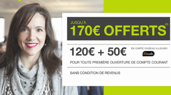 Ouverture d'un compte bancaire : jusqu'à 170 euros offerts chez Monabanq