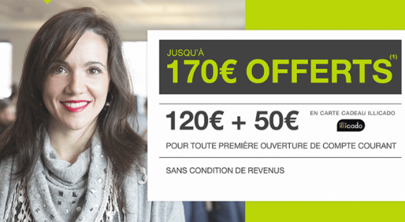 Ouverture d'un compte bancaire : jusqu'à 170 euros offerts chez Monabanq