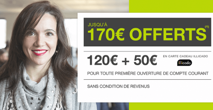 Ouverture d'un compte bancaire : jusqu'à 170 euros offerts chez Monabanq