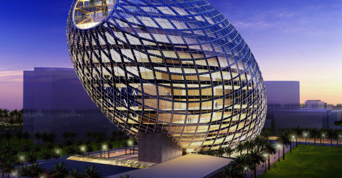 EN IMAGES. Un oeuf architectural va sortir de terre à Bombay