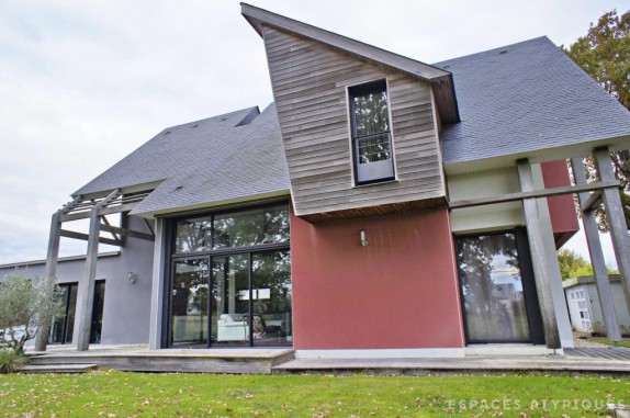 En Images. A vendre : maison d'architecte à une heure de Nantes