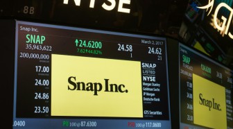 Snapchat s'effondre en Bourse