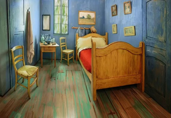 EN IMAGES. Airbnb : une location dans une chambre identique à celle d'une toile de Van Gogh