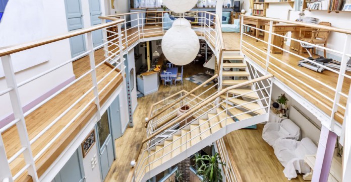 EN IMAGES. A vendre : maison loft dans un ancien entrepôt
