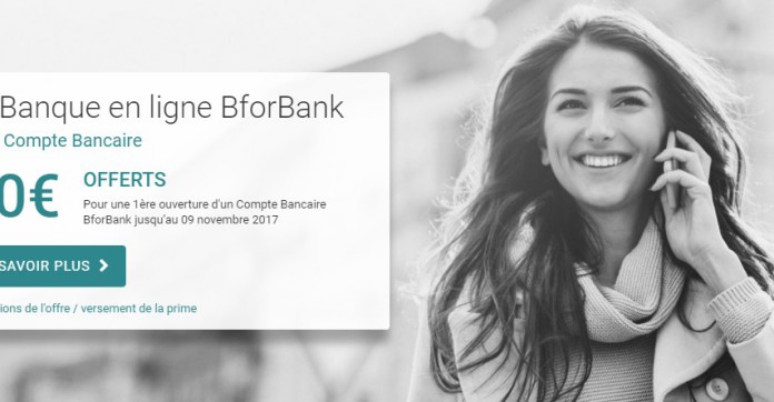 Compte-courant : 80€ offerts chez BforBank !