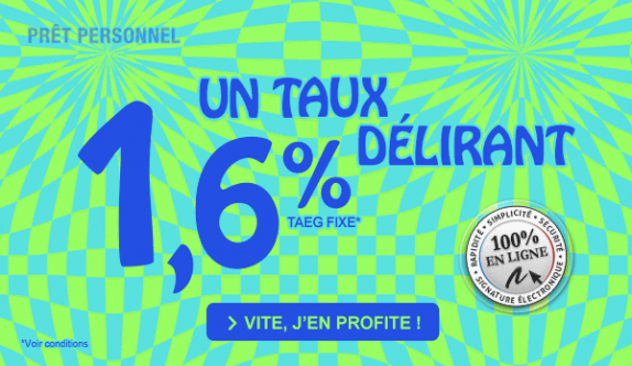 Prêt personnel : Banque Casino propose un taux hallucinant